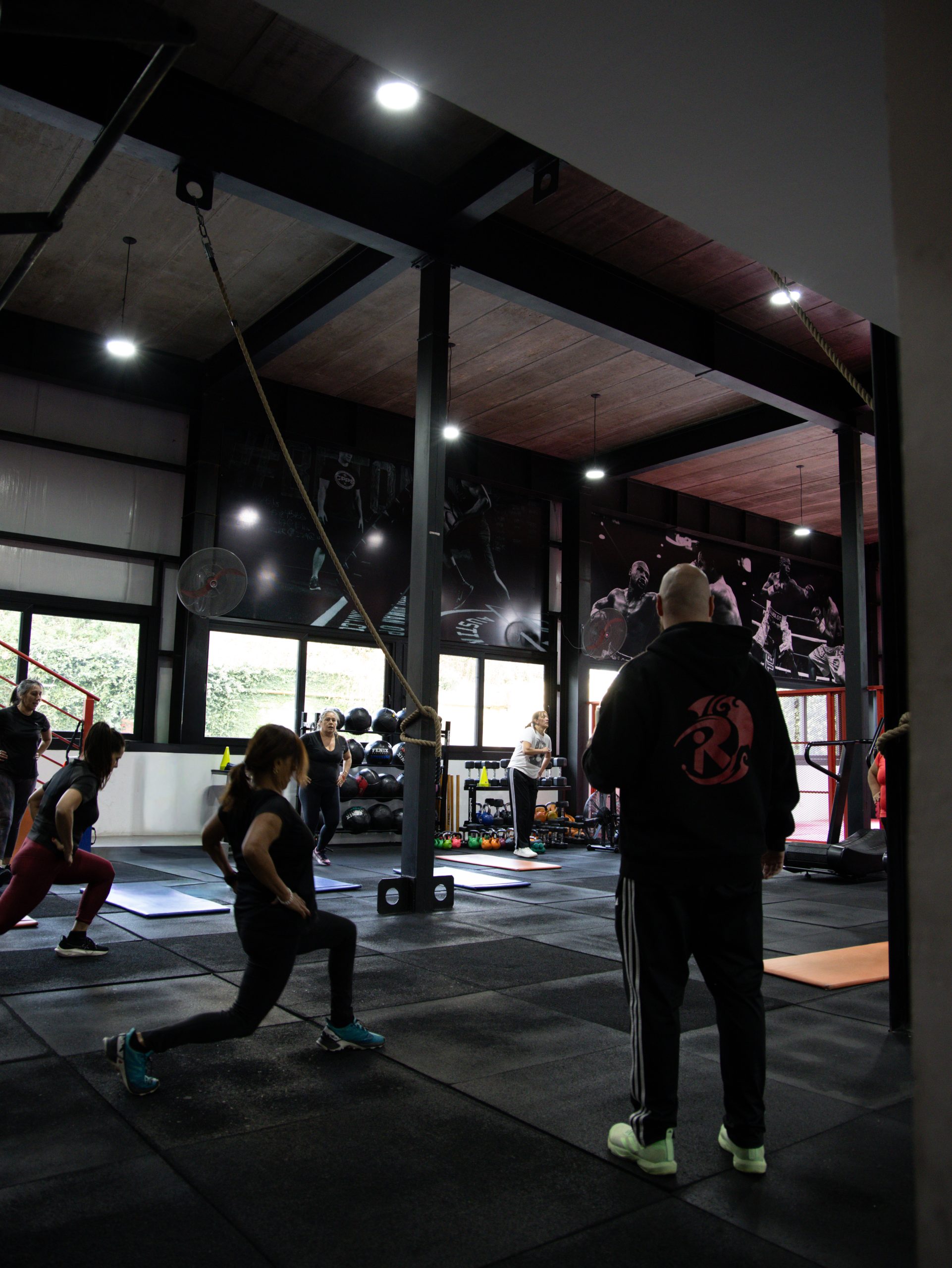 Clase de entrenamiento en Red Fitness Gonnet